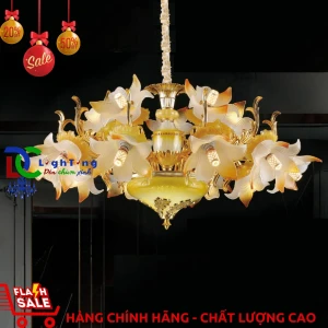 Đèn chùm cổ điển CN-7768/10 5 chính hãng giá rẻ tại quận 12-TP. Hồ Chí Minh trang trí phòng khách, khách sạn - Đèn chùm xinh - phân phối sỉ và lẻ đèn trang trí - led TPHCM