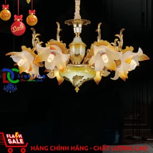 Đèn chùm cổ điển CN-7768/8 chính hãng giá tốt tại quận 12-TP. Hồ Chí Minh trang trí phòng ngủ, Showroom nội thất - Đèn chùm xinh - phân phối sỉ và lẻ đèn trang trí - led TPHCM