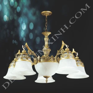 Đèn chùm cổ điển DCX080/5 - Đèn chùm xinh - phân phối sỉ và lẻ đèn trang trí - led TPHCM