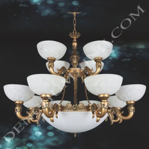 Đèn chùm cổ điển DCX1106/12 (Rộng 100cm )