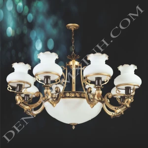 Đèn chùm cổ điển DCX8005/8 (Rộng 90cm ) - Đèn chùm xinh - phân phối sỉ và lẻ đèn trang trí - led TPHCM
