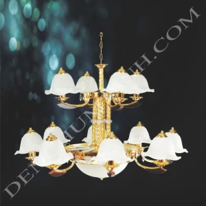 Đèn chùm cổ điển DCX8903/12 (Rộng 100cm ) - Đèn chùm xinh - phân phối sỉ và lẻ đèn trang trí - led TPHCM