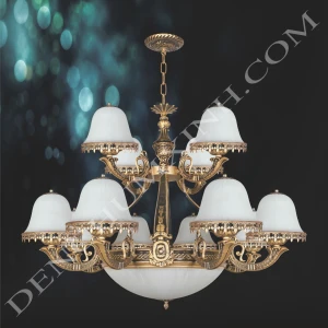 Đèn chùm cổ điển DCX9019/12D (Rộng 80cm ) - Đèn chùm xinh - phân phối sỉ và lẻ đèn trang trí - led TPHCM