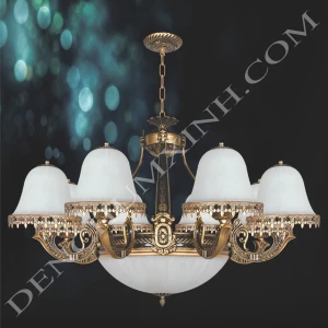Đèn chùm cổ điển DCX9019/8C (Rộng 80cm ) - Đèn chùm xinh - phân phối sỉ và lẻ đèn trang trí - led TPHCM