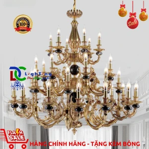 Đèn chùm đồng CĐ-3521/24 8 6 chính hãng trang trí phòng khách, nhà sách, khu nghỉ dưỡng...vvv - Đèn chùm xinh - phân phối sỉ và lẻ đèn trang trí - led TPHCM