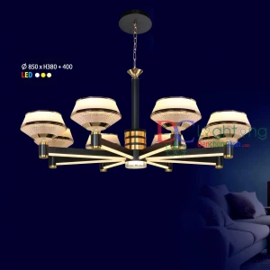 Đèn Chùm Led Hiện Đại DCX9268/8 ( Rộng 85cm )