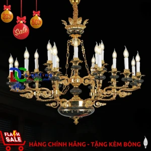 Đèn chùm nến CĐ-0676/24 chính hãng trang trí phòng ngủ, nhà thờ, khách sạn...vvv - Đèn chùm xinh - phân phối sỉ và lẻ đèn trang trí - led TPHCM