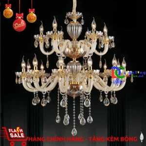 Đèn chùm nến CN-0868/12+6 chính hãng lắp biệt thự, nhà hàng, khách sạn...vvv - Đèn chùm xinh - phân phối sỉ và lẻ đèn trang trí - led TPHCM