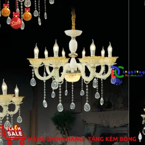 Đèn chùm nến cổ điển CN-62/8 trang trí nhà thờ, nhà hàng, Showroom nội thất...vvv - Đèn chùm xinh - phân phối sỉ và lẻ đèn trang trí - led TPHCM