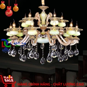 Đèn chùm nến pha lê CN-8106/10+5 chính hãng giá rẻ tại quận 12-TP. Hồ Chí Minh - Đèn chùm xinh - phân phối sỉ và lẻ đèn trang trí - led TPHCM