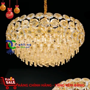 Đèn chùm pha lê 1001022/21 chính hãng trang trí phòng họp, Tiệm vàng, Showroom nội thất..vvv