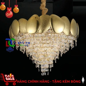 Đèn chùm pha lê 2020122/12 chính hãng trang trí nhà thờ, Studio, phòng ăn..vvv