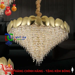 Đèn chùm pha lê 2020122/21 chính hãng trang trí nhà sách, Homestay, phòng làm việc..vvv