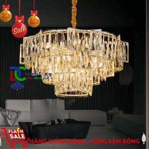 Đèn chùm pha lê 6139/12 chính hãng trang trí quán ăn, bảo tàng, Spa..vvv