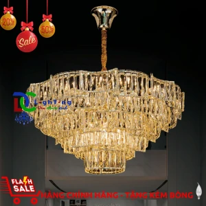 Đèn chùm pha lê 6139/27 chính hãng trang trí phòng họp, Tiệm vàng, Showroom nội thất..vvv