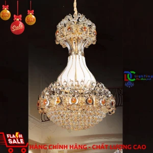 Đèn chùm pha lê chính hãng CPL-32188/800 trang trí phòng khách, nhà hàng, quán Coffee