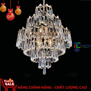 Đèn chùm pha lê CPL-8319 chính hãng trang trí shop thời trang, trường học, bệnh viện