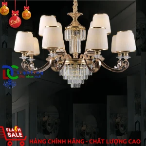Đèn chùm tân cổ điển CN-2768/10+5 chính hãng giá tốt tại quận 12- TP. Hồ Chí Minh trang trí bệnh viện, quán Coffee - Đèn chùm xinh - phân phối sỉ và lẻ đèn trang trí - led TPHCM