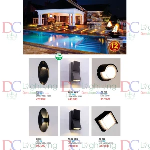 Đèn Hắt Tường Ngoài Trời DCX05