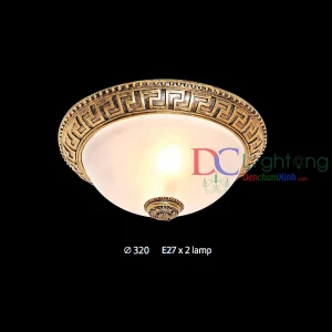Đèn Ốp Trần Ban Công DCX017 ( Rộng 32cm ) - Đèn chùm xinh - phân phối sỉ và lẻ đèn trang trí - led TPHCM