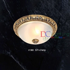 Đèn Ốp Trần Ban Công DCX068 ( Rộng 38cm ) - Đèn chùm xinh - phân phối sỉ và lẻ đèn trang trí - led TPHCM