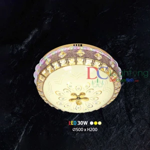 Đèn Ốp Trần Phòng Ngủ và Bếp DCX244 ( Rộng 50cm ) - Đèn chùm xinh - phân phối sỉ và lẻ đèn trang trí - led TPHCM