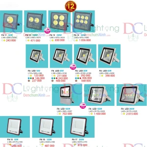 Đèn Pha Led - Hàng Cty BH 1 Năm DCX05 - Đèn chùm xinh - phân phối sỉ và lẻ đèn trang trí