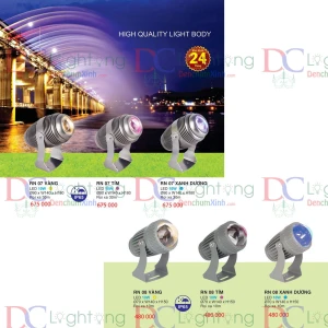 Đèn Pha Led - Hàng Cty BH 2 Năm DCX02 - Đèn chùm xinh - phân phối sỉ và lẻ đèn trang trí - led TPHCM