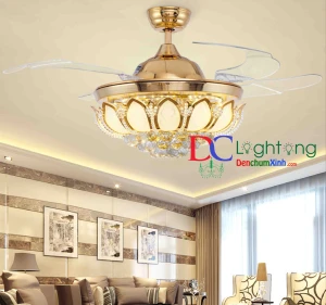 Đèn quạt chính hãng Qvifa 03-23 trang trí Salon tóc, thẩm mỹ viện, Studio áo cưới...vvv - Đèn chùm xinh - phân phối sỉ và lẻ đèn trang trí - led TPHCM