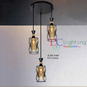 Đèn Thả CaFe DCX166/3 ( Rộng 30cm )