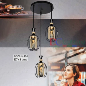 Đèn Thả CaFe DCX168/3 ( Rộng 30cm )