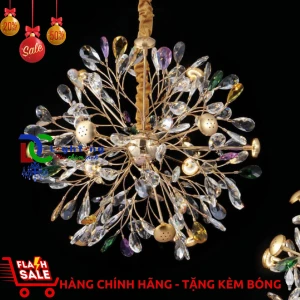 Đèn thả pha lê 1088/500 chính hãng trang trí khu nghỉ dưỡng, Salon tóc, trường học...vvv - Đèn chùm xinh - phân phối sỉ và lẻ đèn trang trí - led TPHCM