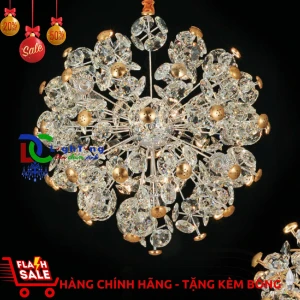 Đèn thả pha lê 1688/500 chính hãng trang trí nhà ăn, phòng ngủ, Studio...vvv - Đèn chùm xinh - phân phối sỉ và lẻ đèn trang trí - led TPHCM
