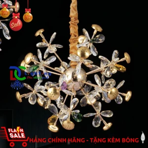 Đèn thả pha lê 2088/500 chính hãng trang trí khu nghỉ dưỡng, Salon tóc, trường học...vvv - Đèn chùm xinh - phân phối sỉ và lẻ đèn trang trí - led TPHCM