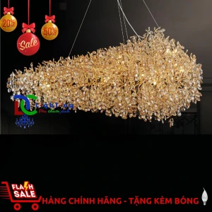 Đèn thả pha lê 3308/L1600 chính hãng trang trí phòng bếp, văn phòng công ty, nhà hàng..vvv