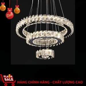 Đèn thả pha lê TFL01A-3 chính hãng trang trí phòng ngủ, quán Coffee, phòng ngủ...vvv - Đèn chùm xinh - phân phối sỉ và lẻ đèn trang trí - led TPHCM