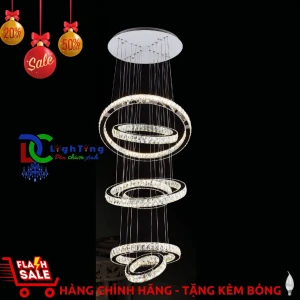 Đèn thả pha lê TL2189 chính hãng trang trí khách sạn, hành lang cầu thang, thẩm mỹ viện...vvv