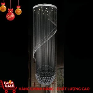 Đèn thả thông tầng pha lê TFL-1108/1000 chính hãng trang trí nhà hàng, trường học, bệnh viện...vvv