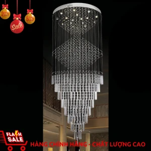 Đèn thả thông tầng pha lê TFL-2308/1000 trang trí Studio, tiệm vàng, Salon tóc...vvv - Đèn chùm xinh