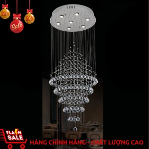 Đèn thả thông tầng pha lê TFL-6108/600 chính hãng trang trí Gara Ô tô, quán Coffee, bệnh viện...vvv