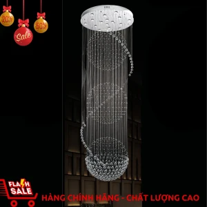 Đèn thả thông tầng pha lê TFL-7008/1000 trang trí phòng khách, Store túi xách, quán ăn...vvv