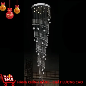 Đèn thả thông tầng pha lê TFL-8008/800 trang trí cầu thang, bệnh viện, Store trang sức...vvv