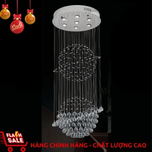 Đèn thả thông tầng pha lê TFL-9108/600 chính hãng trang trí tiệm vàng, Trung tâm hội nghị