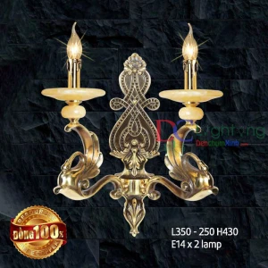 -Đèn Vách Tường Bằng Đồng DCX1113/2