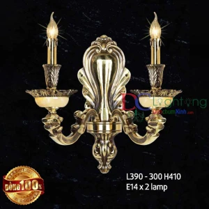 -Đèn Vách Tường Bằng Đồng DCX1116/2