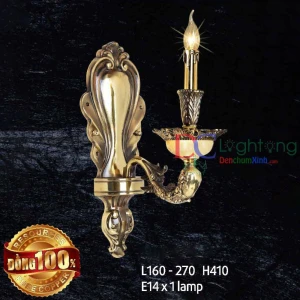 -Đèn Vách Tường Bằng Đồng DCX1117/1