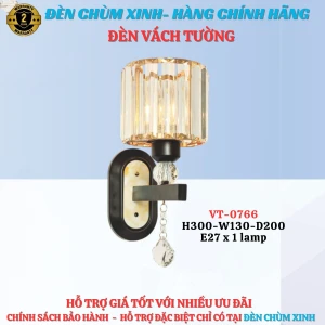 Đèn vách tường VT0766-MỚI 2025 - Đèn chùm xinh - phân phối sỉ và lẻ đèn trang trí - led TPHCM