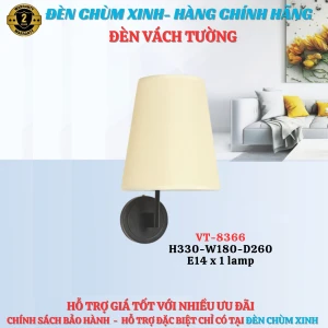Đèn vách tường VT8366-MỚI 2025 - Đèn chùm xinh - phân phối sỉ và lẻ đèn trang trí - led TPHCM
