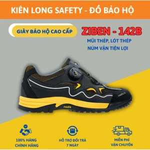 Giày bảo hộ, Giày Ziben 142b Hàn Quốc Cao Cấp, lưới thoáng mát