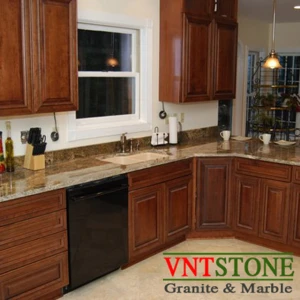 Bàn Bếp Đá Nâu Cafe